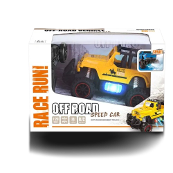 Remote Control Car 4 Channel All Terrain Racing Car Easy Operate High Speed RC Toy Car with Light RC Vehicle Toy Gift for Kids or Adults