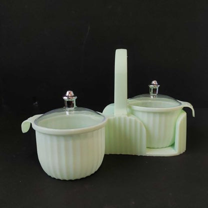 lid plastic 2 piece serving containers with tray set