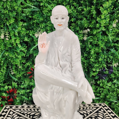 Saibaba white Idol Marble Dust