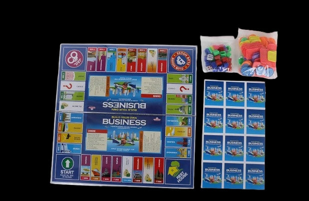 Build Your Own Business Board Game Of Buying Selling Renting Trading and Mortgaging For Kids Family and Friends Fun and Entertainment Play