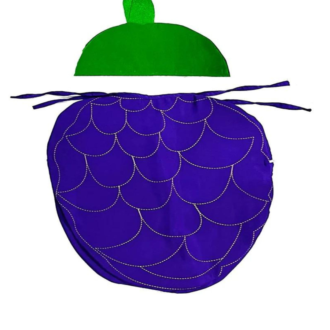 Grapes (Purple) Costume Cutout and Cap - Full Size