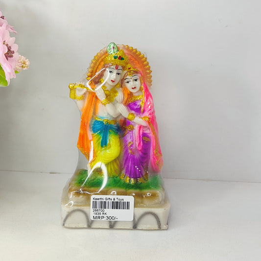 Marble Radha Krishna Kishan Standing Murti Idol Statue