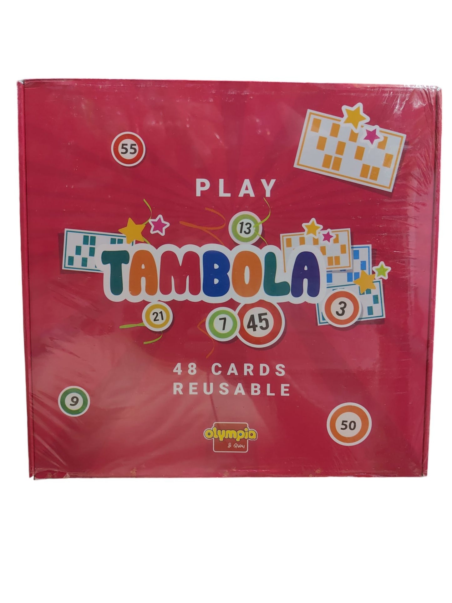 Play 48 cards Reusable Tambola set for fun Activity