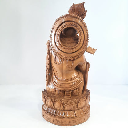 Wooden Bal Gopal Standing Super Fine