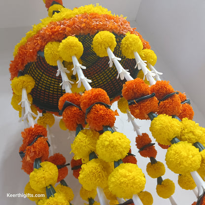 Jumaar siling hanging artificial flowers