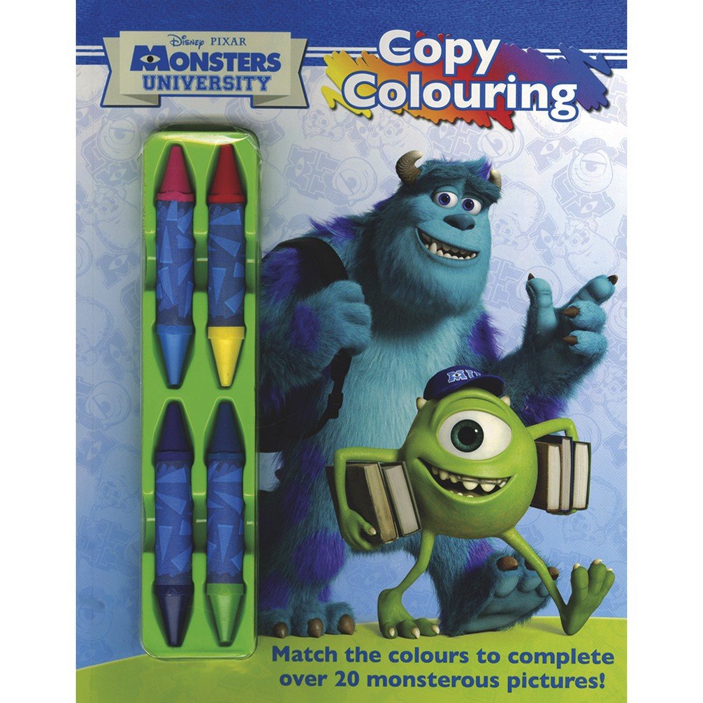 Disney Pixar Monsters University Copy Colouring