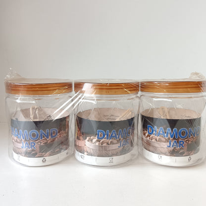 Diamond jar1500ml 3 piece set