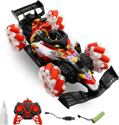 Racing Stunts 360 degree Rotating Drift RC Stunt Car with Lights and Sprays Rc Drift Car Suitable for 8 to 16 Years Old Boys and Girls Rc Toys Kids Birthday Gifts