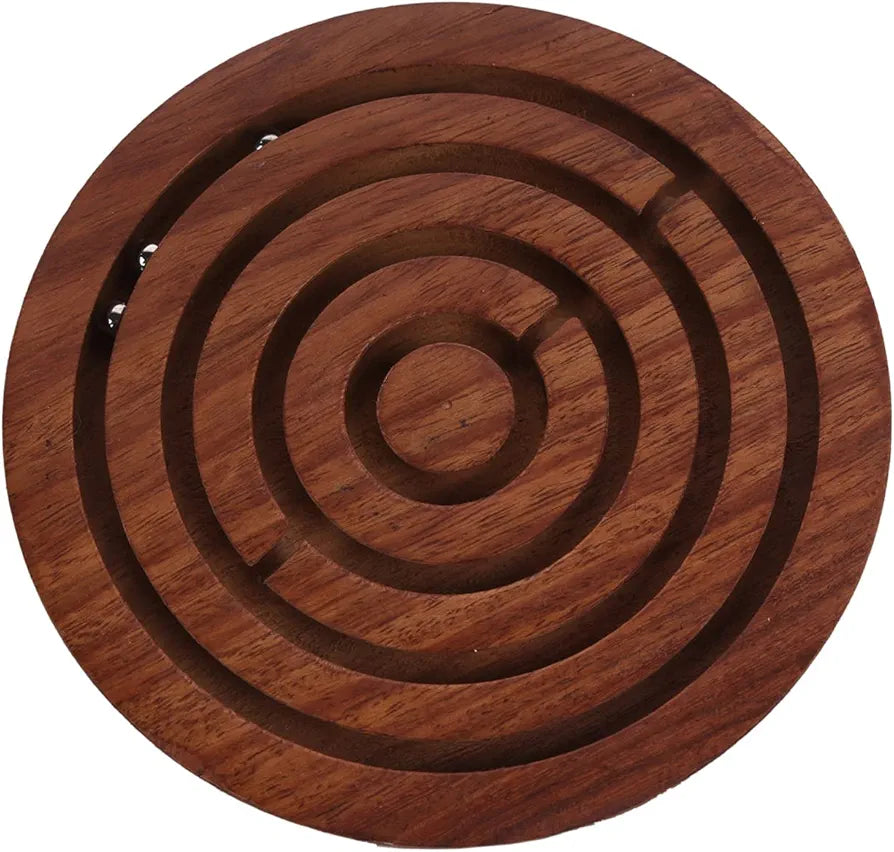 Handcrafted Mazeball Game Wooden Labyrinth Board Game Ball In A Maze Puzzle Toys Indoor Puzzle Game Gifts For Young Adults