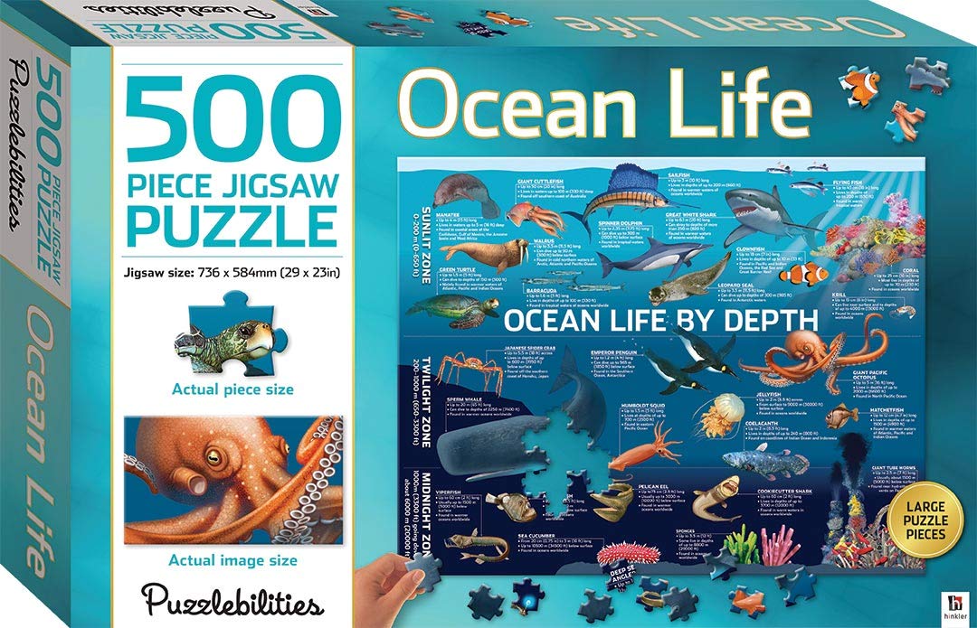 500 Piece Jigsaw Puzzle Ocean Life