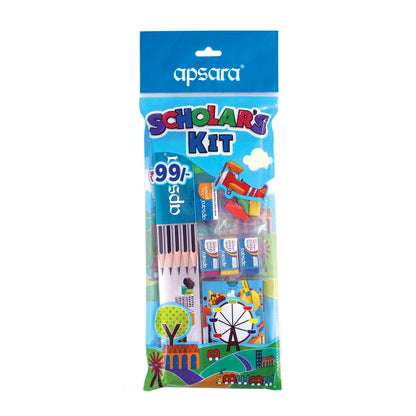 Apsara Scholars Kit All basic stationery needs in one pack Ideal for gifting Attractive pack for the gifting All Stationery Kit use for Exam & Daily perpose Back to School Kit Pack of 1