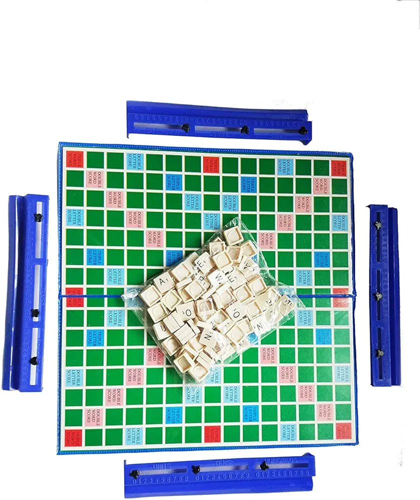 Educational Crossword Board Game for Kids and Adults Multicolor set for kids Learning and to improve creative skills and knowledge