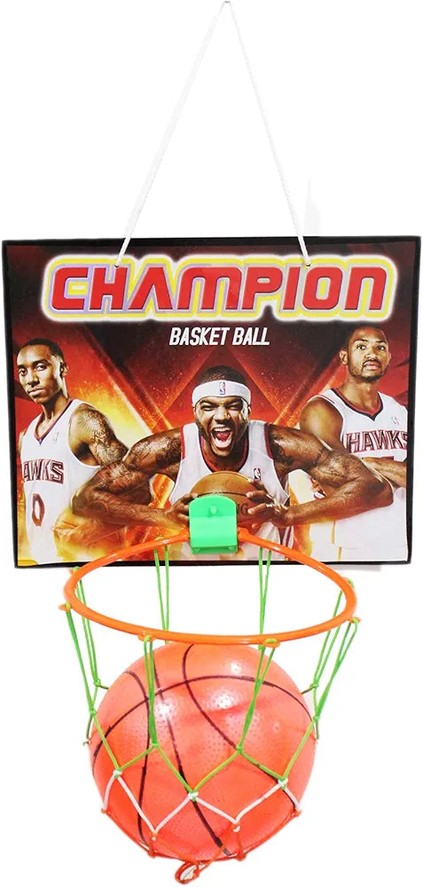 Wall Hanging Basket Ball for Kids Indoor Outdoor Playing Basketball for Young Sportsman to Learn The Game of Basketball