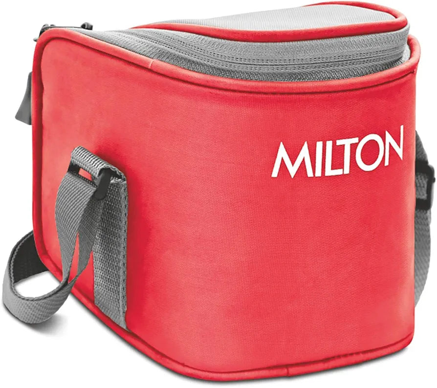 MILTON Cube 2 Lunch Box, 300 ml, Set of 2, Light Weight Stainless Steel softline easy to Carry Leak Proof odour Proof Tiffin Box