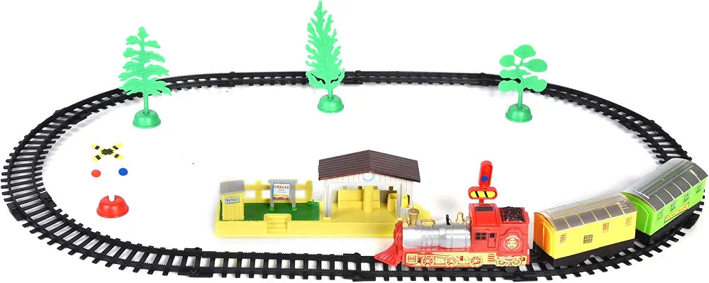 Train Track play Set for Kids Black Train for Ages 3 years above Boys and Girls