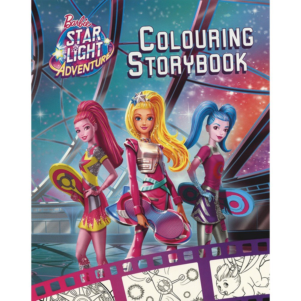 Barbie Star Light Adventure Colouring Storybook