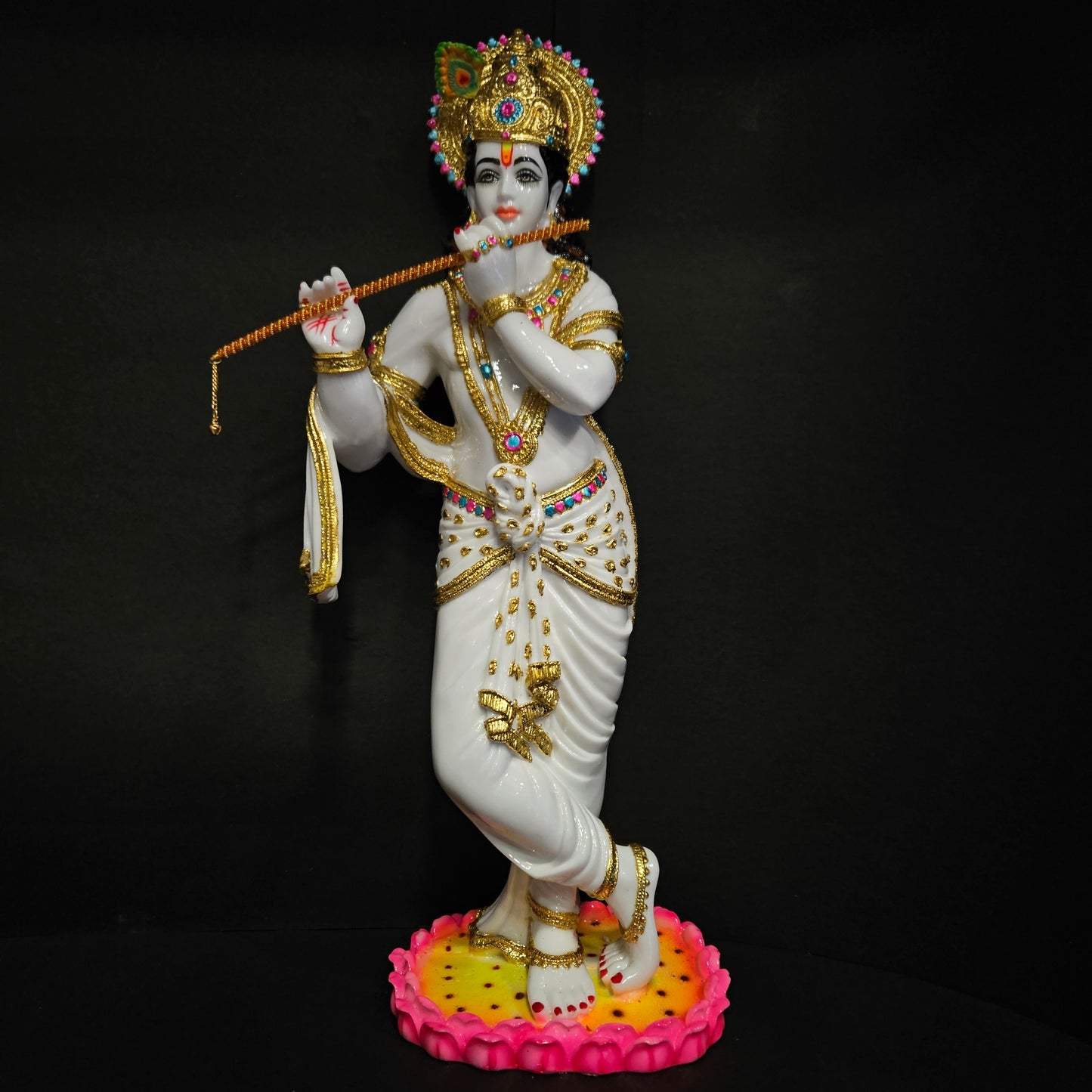 Decorative standing lord Krishna statue idol for Home Decor