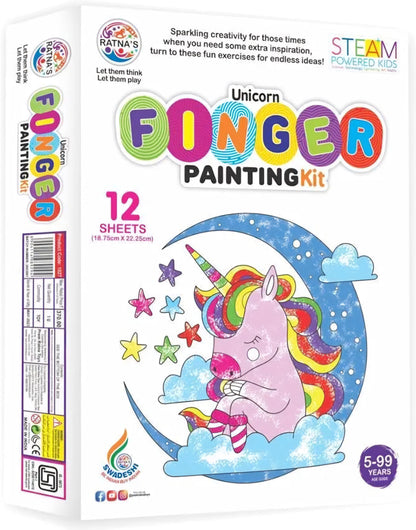 Sparkling creativity for those times when you need some extra inspiration turn to these fun exercises for endless ideas Non Toxic Colours Unicorn Finger Painting Kit With Plastic Fingers and Printed Sheets for Mess Free for Kids