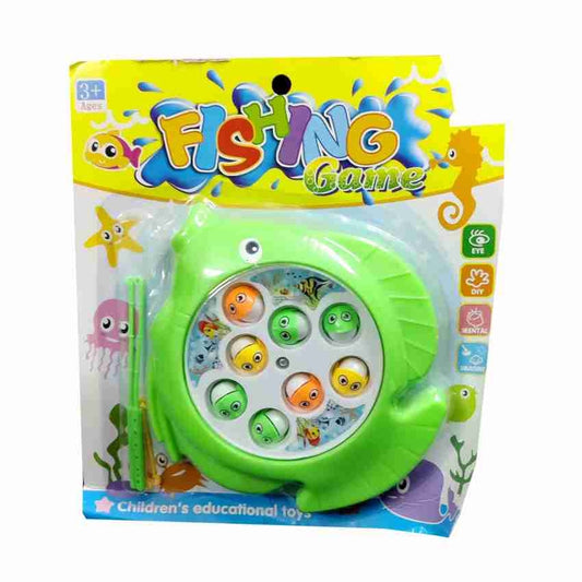 Electric fishing educational toy game for kids