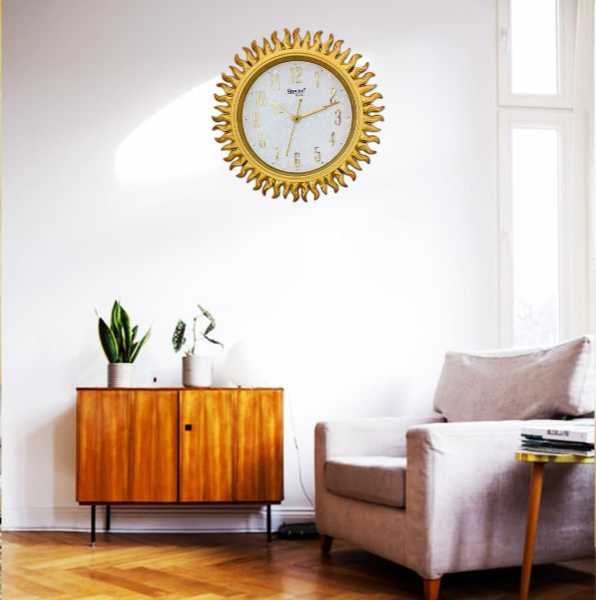 SMALL SUN UNIQUE WALL CLOCK 1206