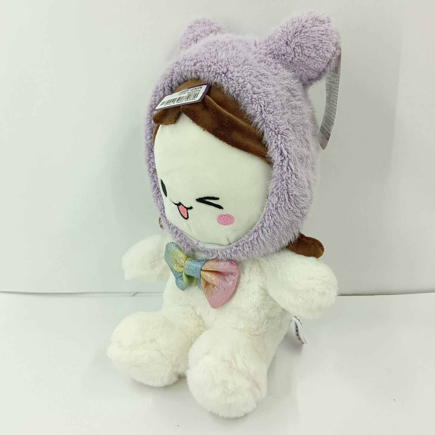 Cute rabbit dressed baby girl soft toy