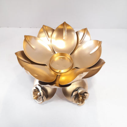 Decorative Vivid Lotus Urli Bowl for Diwali