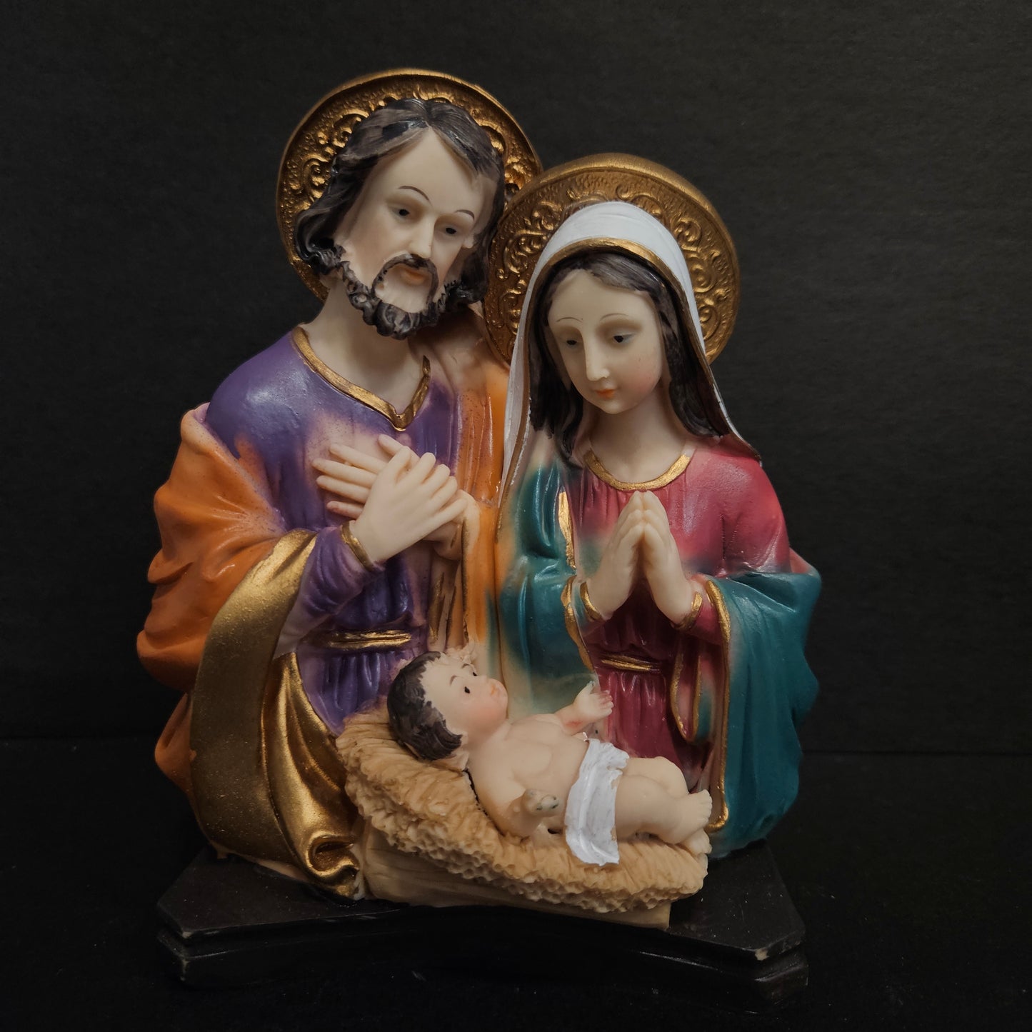 Unique Holy Family polyresin Statue Thirukudumbam Statue Imported Poly Resin Statues for Home Decor Christian Gifts Gift for All Occasion