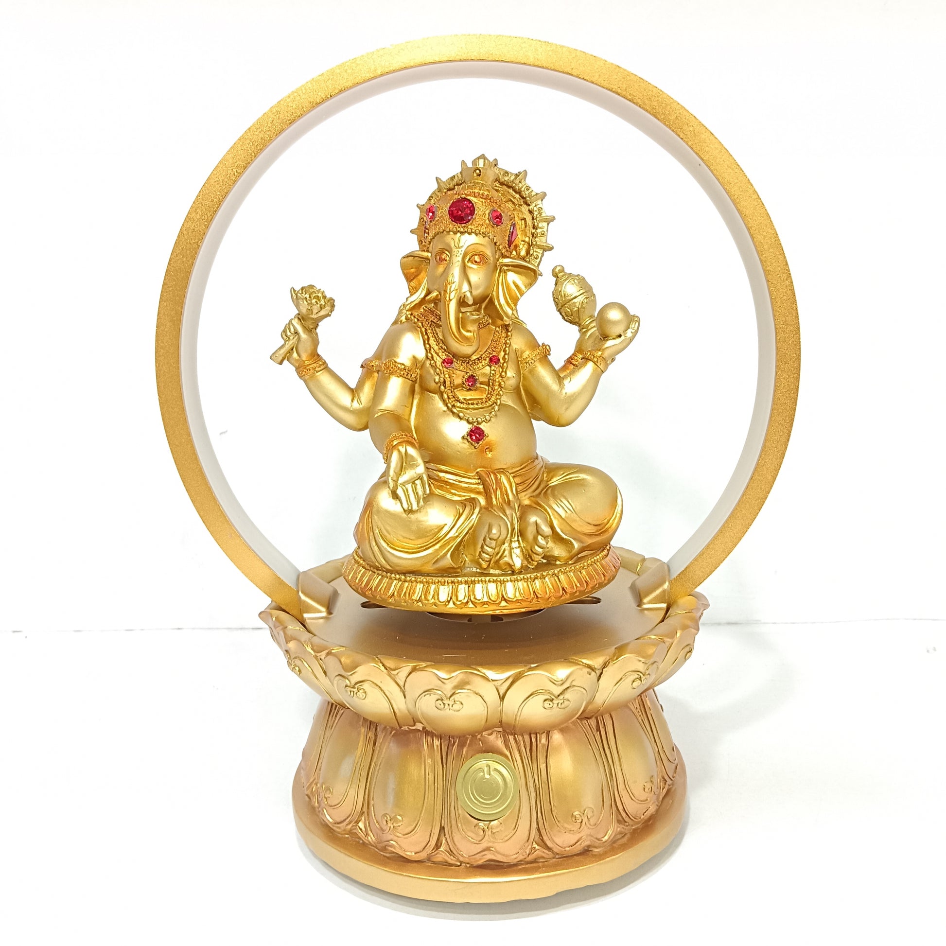 Ganesh with lighting arch