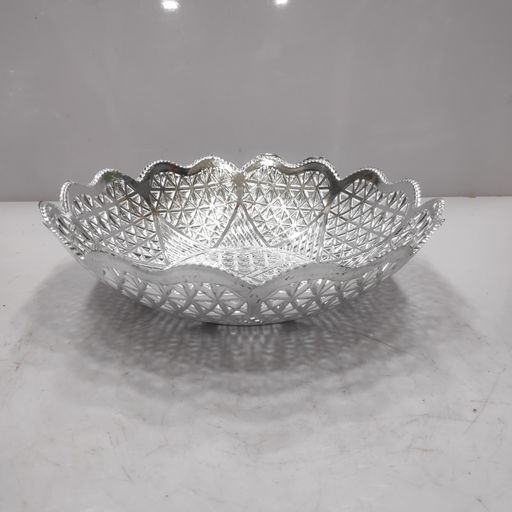 Silver cane basket