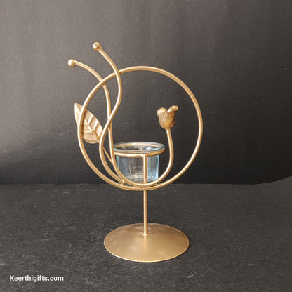 Beautiful bird candle stand