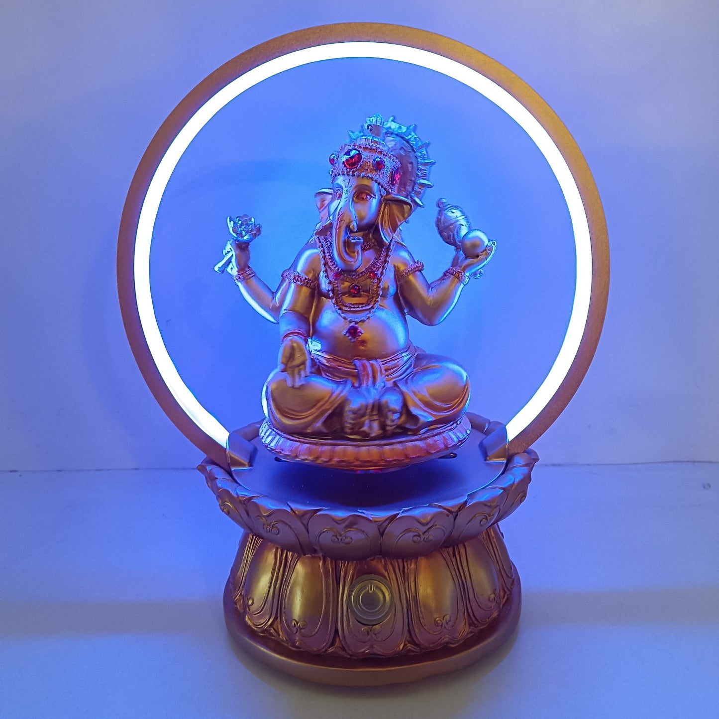 Ganesh with lighting arch