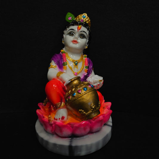 Decorative cute little venna Krishna Idol for Home Decor