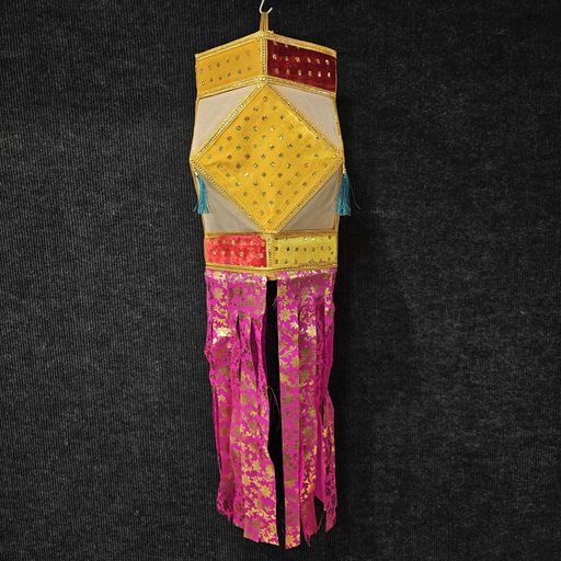 Diwali traditional hanging handmade fabric lantern