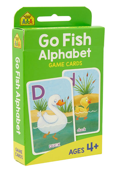 Go Fish Alphabet Game Cards