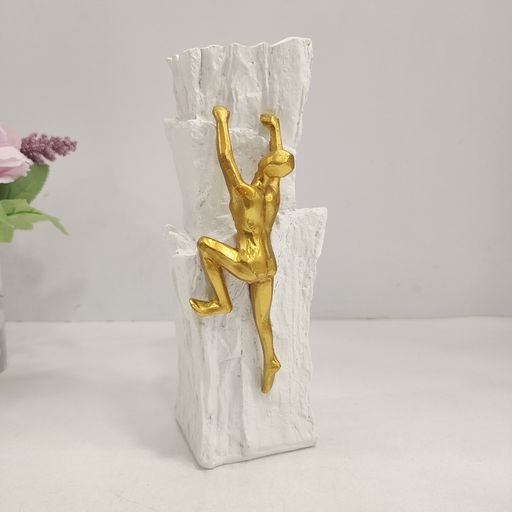 Climbing women Abstract flower vase