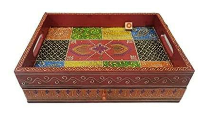 Wooden Tray Jaipur hand craft