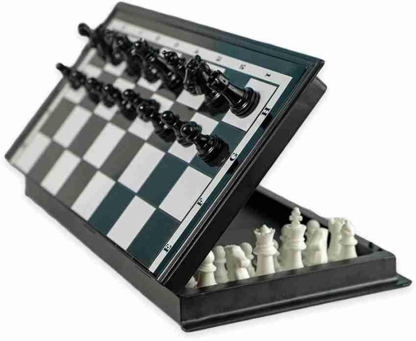 Magnetic Educational Chess Board Set with Folding Chess Board 2 Players Travel Toys for Kids and Adults