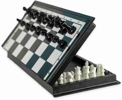 Magnetic Educational Chess Board Set with Folding Chess Board 2 Players Travel Toys for Kids and Adults