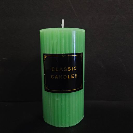 Pure wax Pillar Smokeless dripless Candle