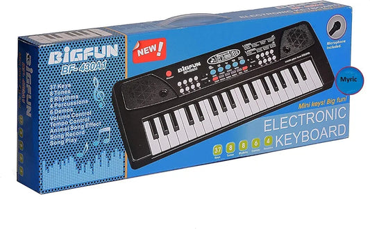 Key Piano Keyboard Toy with Dc Power Option Recording and Mic for Kids Latest Model with mic