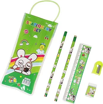 Bunny themed Stationery Kit Set in a Fancy Bag for Kids return gifts