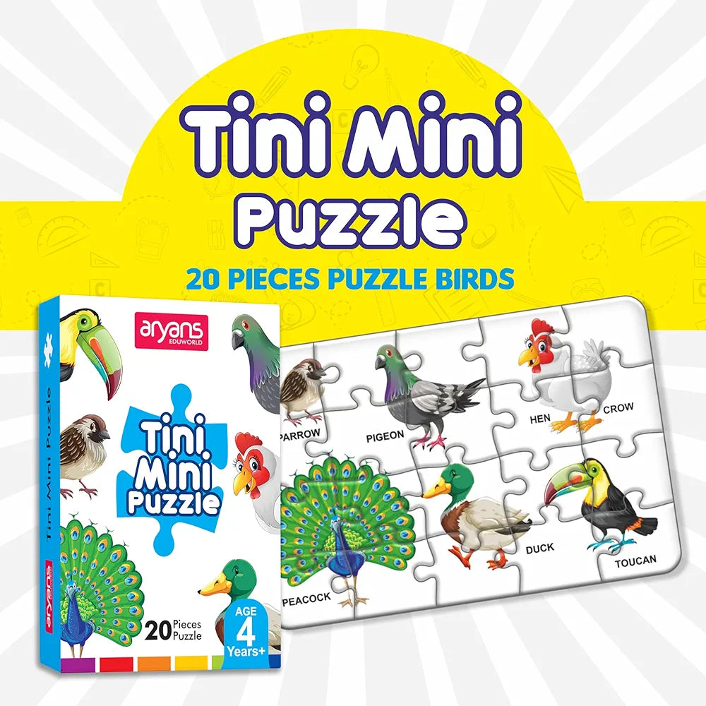 Tini Mini Puzzle,"animals  a 20-piece jigsaw puzzle for children aged 4 and above