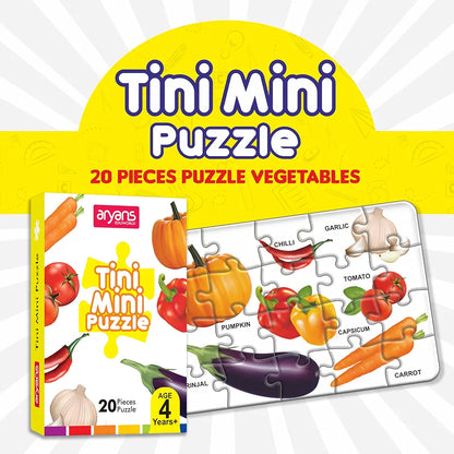 Tini Mini Puzzle,"animals  a 20-piece jigsaw puzzle for children aged 4 and above