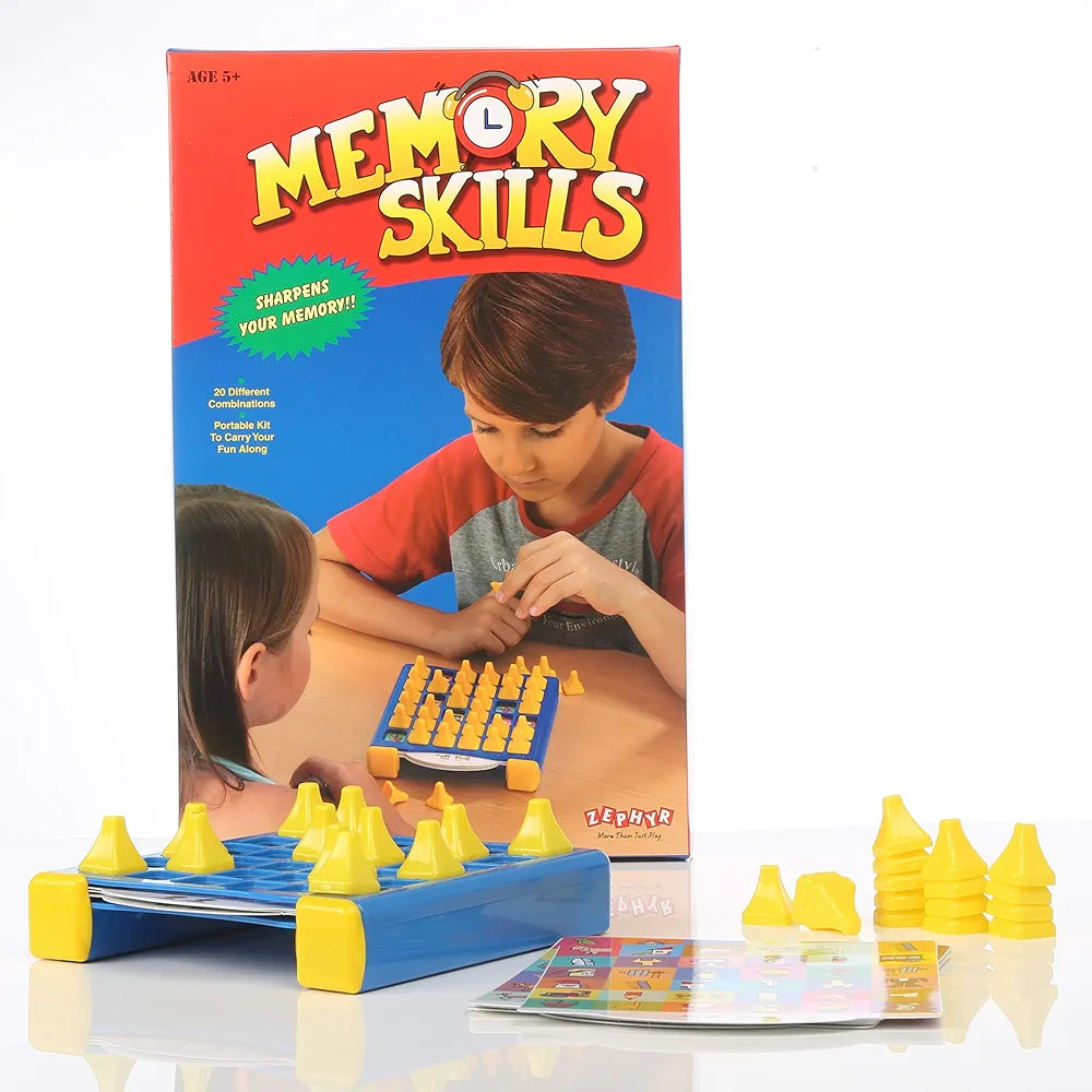 Sharpens your memory Memory Skills with 20 different combinations Portable kit to carry your fun Along For kids Set