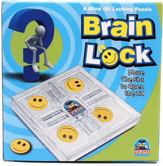 A mind locking puzzle Brain Lock Move the Pins to open the lid For kids Brain Development