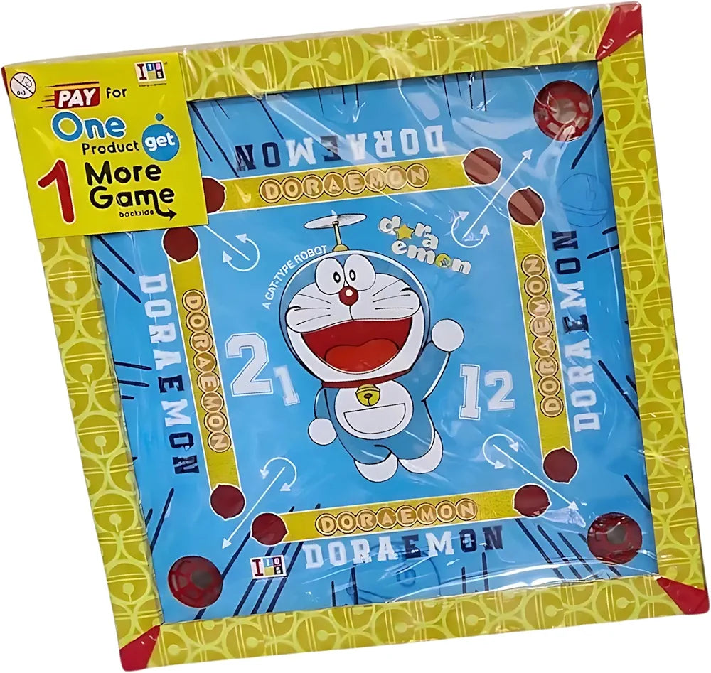 Doraemon Carrom & Ludo big size 2-in-1 Carrom Board Game for Kids