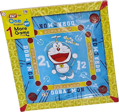 Doraemon Carrom & Ludo big size 2-in-1 Carrom Board Game for Kids