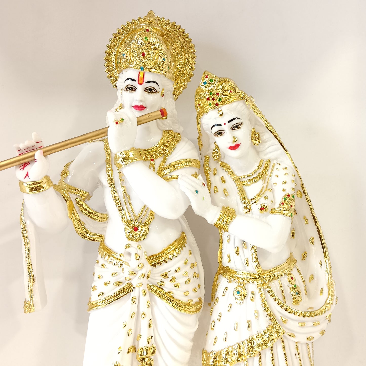 Radha Krishna standing idol