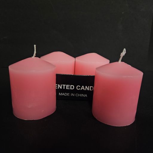 Pure wax t-light Pillar Smokeless candles pack of 4piece set