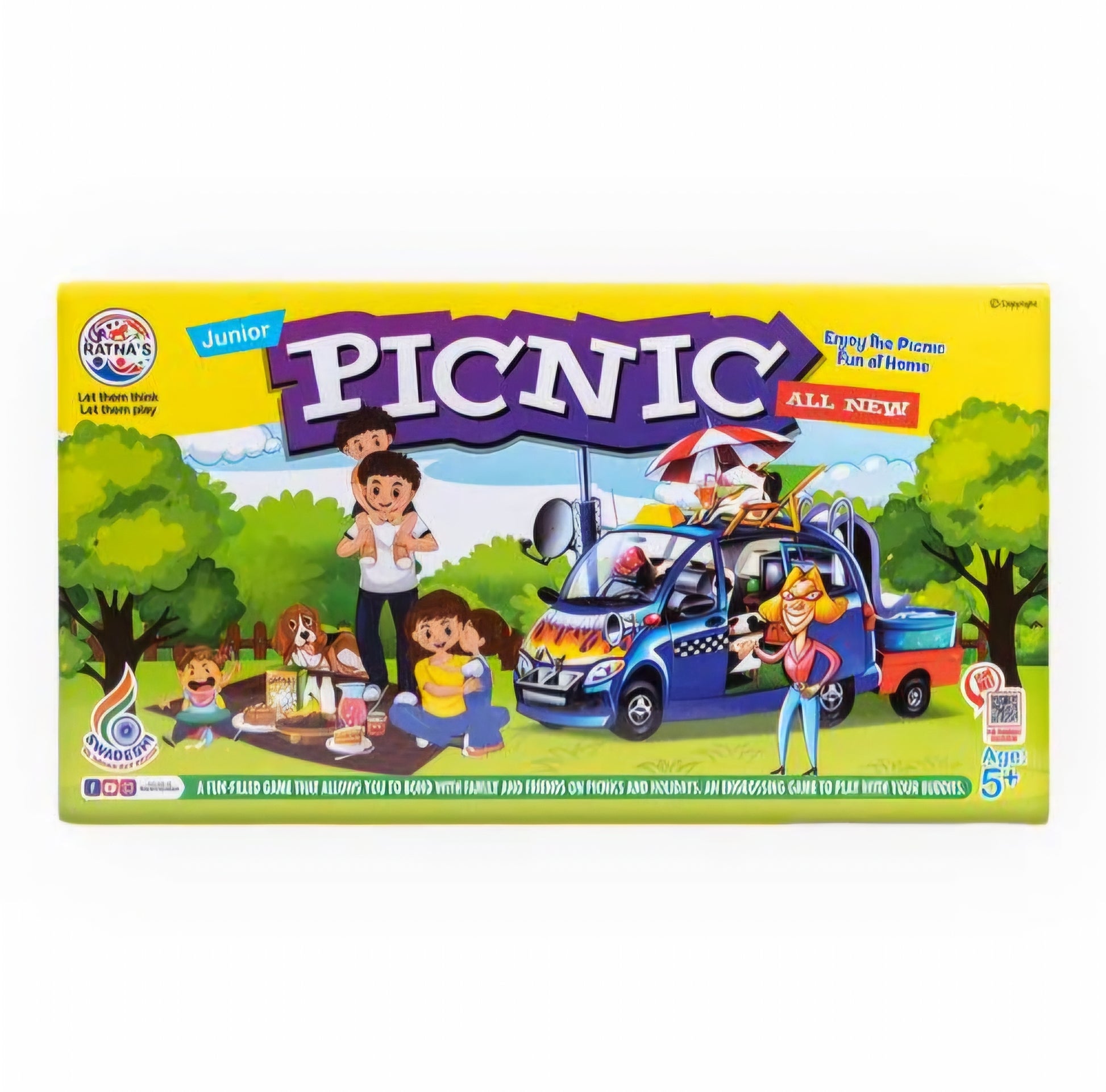 Fun filled game that allows you to bond with Family and Friends on Picnics and Holidays An Engrossing game to play with your Buddies jumbo picnic